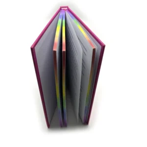 Custom Full-Color Hardcover Novel Book Printing with Sprayed Edges
