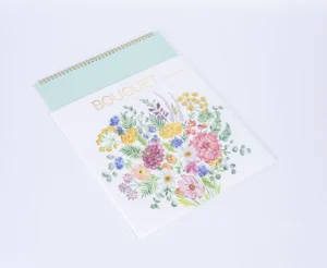 Custom Full-Color Landscape Wall Calendar with Countdown Planner, Clock and Photo Frame Display