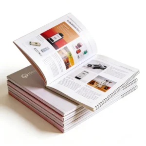 Custom Full-Color Magazine Brochure Printing Film-Laminated Offset Catalog Book Art Paper Hardcover