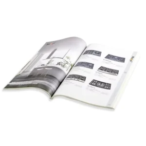 Custom Full Color Magazine Printing Saddle Stitch Brochure Booklet