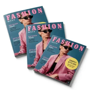Custom Full Color Paperback Softcover Book Magazine Catalog Printing Service from Factory Newsprint Paper