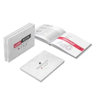 Custom Full Color Perfect Binding Coated Paper Offset Printing Glossy Brochure Printing