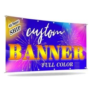 Custom Full-Color Printed PVC Vinyl Advertising Banner