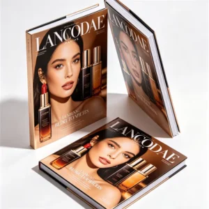 Custom Full Color Printed Softcover Magazine Perfect Binding Catalog Printing Service