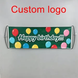 Custom Full Color Scrolling Handheld Retractable Cheer Flag, Portable Roll-Up, Sports Team Events