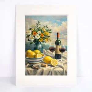 Custom Gallery Quality Still Life Art Prints Giclee with Matboard Limited Edition Acid-free Paper Fine Art Pieces Posters