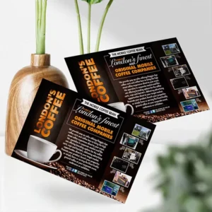 Custom Glossy Flyer Printing Service Full Color Business and Event Advertising