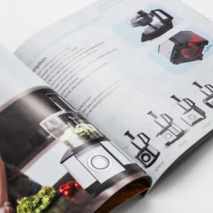 Custom Glossy High Quality Eco Friendly Recyclable Color Flyer Printing Service Offset Printing Folded Brochure Pamphlet (MOQ