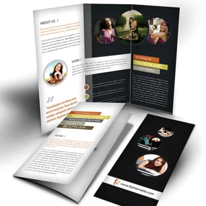 Custom Glossy Paper and Paperboard Advertising Flyer and Pamphlet Printing