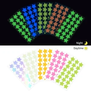 Custom Glow-in-the-Dark Star Stickers for Window, Party & Wall Decoration