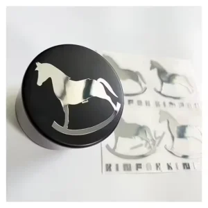 Custom Gold or Silver Metallic Metal Logo Transfer Sticker