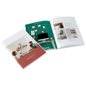 Custom Good Quality Full Color Catalog Book Printing Factory Magazine Floating Hardcover Bound Books Brochure