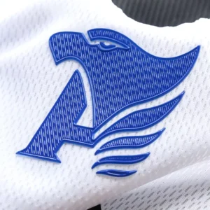 Custom Gradient Color Name Logo 3D Embossed Soft TPU Iron-On Patch Labels for Clothing