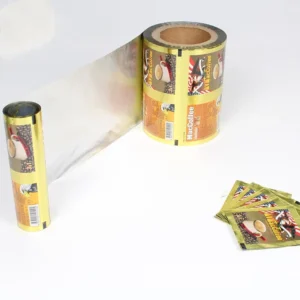 Custom Gravure-Printed Heat-Sealable Stand-Up Pouch Roll Film for Potato Chips, PET/VMPET/PE and PET/AL/PE