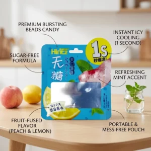 Custom Gravure Printed Moisture Proof PET+MPET+PE Shrink Plastic Pouch Packaging with Heat Seal for Food Candy Bags