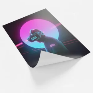 Custom HD Neon Ink Printing Event Poster Art Prints Fluorescence Sports Concert Ceremony Commercial Pictures Graphics Print Arts