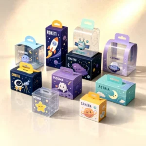 Custom Hanger Clear PET PVC Plastic Folding Packaging Box