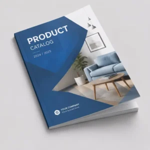 Custom Hardcover Catalogue Booklet Full-Color Paper Magazine for Business Marketing