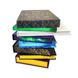 Custom Hardcover Novel Printing with Gold Foil