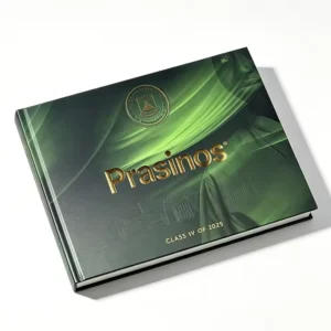 Custom Hardcover Photo Album Gold Foil Embossed Cover Binding