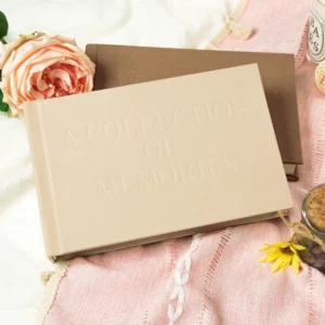 Custom Hardcover Photo Album, Linen Cover, Family Wedding Baby Memory Book