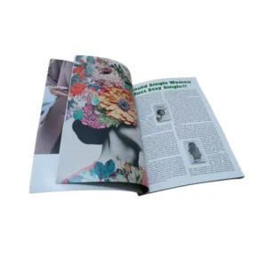 Custom Hardcover and Softcover Coated Paper Book, Booklet, Magazine and Brochure Printing with Perfect Binding