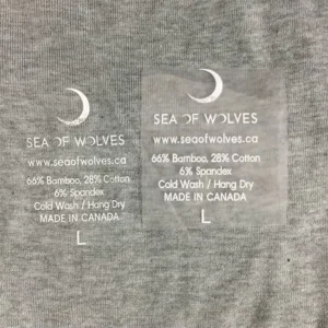 Custom Heat Press Wash Care Thermal Transfer Clothing Labels for T-Shirts