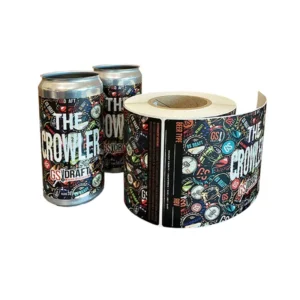 Custom Heat-Shrinkable Glossy Adhesive Labels for Beverage, Juice, Wine, and Beer PP