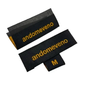 Custom High-Density End-Fold Woven Garment Labels