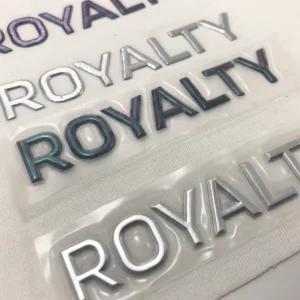 Custom High-Frequency 3D Soft Patch Transfer Paper Film Embossed Logo
