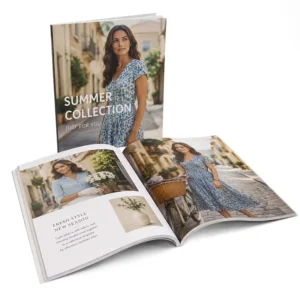 Custom High Quality A3 A4 A5 Size Advertising Promotional Color Folded Cardboard Offset Varnished Brochure Flyer