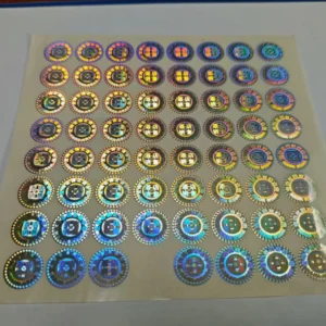 Custom High-Security Waterproof QR Code Hologram Vinyl Roll for Holographic Sealing Promotions