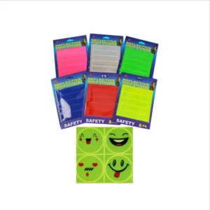 Custom High Visibility Reflective Adhesive Cartoon Decal Stickers