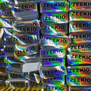 Custom Hologram Glitter Stickers Waterproof Weatherproof Durable Vinyl Holographic Stickers