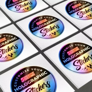 Custom Hologram Security Stickers with Adhesive Logo, Manufacturer