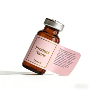 Custom Holographic 3ml 10ml Peptide Vial Labels for Pharmaceutical Use
