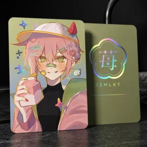 Custom Holographic Anime Photocards Double-Sided Foil-Stamped Collectible Cards