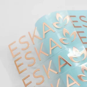 Custom Holographic Laminate Die-Cut UV-Resistant Weatherproof Removable Glossy Vinyl Transfer Stickers for Cars