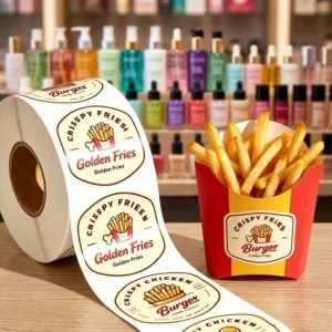 Custom Holographic Oil-Proof UV-Resistant Waterproof Adhesive Labels for Fruit, Vegetables, and Fresh Juice