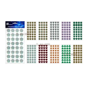 Custom Holographic Scratch-Off Sticker Packs for Thank You Cards, Gift Vouchers, and Tickets