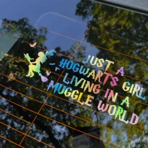 Custom Holographic Transfer Car Sticker UV Resistant Weatherproof Car Transfer Stickers Shiny Style Car Decals