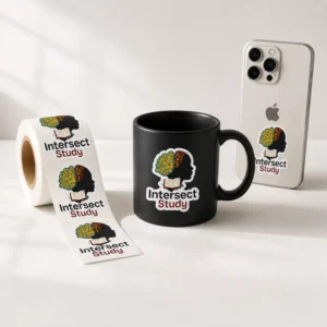 Custom Holographic Vinyl Logo Die-Cut Adhesive Sticker Labels