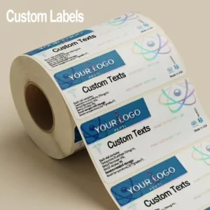 Custom Holographic Vinyl Peptide Bottle Labels for 3ml 5ml 10ml Vials