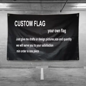 Custom Home Decoration Hanging Flag Banner with 4 Corner Grommets, Any Size