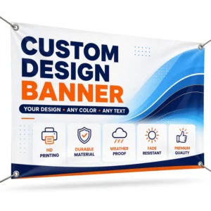 Custom Indoor Outdoor Advertising Banner Full Color Digital UV Printed PVC Vinyl