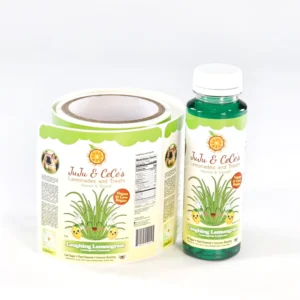 Custom Juice Labels Waterproof Vinyl Stickers for Beverage Bottle Packaging