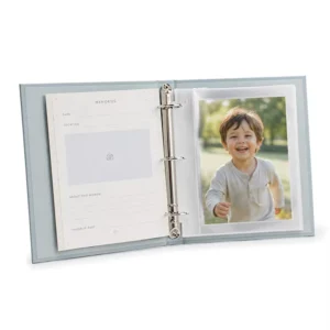Custom Kids Memory Photo Album 3-Ring Binder Refillable Scrapbook Album Baby Milestone Keepsake Photo Book OEM ODM Manufacturer