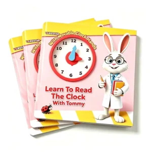 Custom Kids Telling-Time Clock Board Book OEM