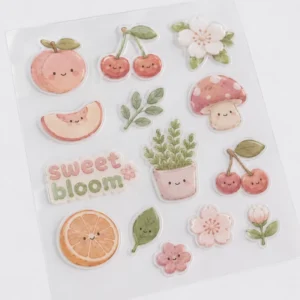 Custom Kiss-Cut Double-Layer Transparent Waterproof Vinyl Stickers