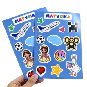 Custom Kiss Cut Vinyl Sticker Sheets